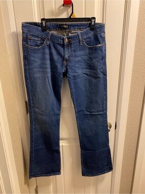 Levis 524 Jeans 15 M Jrs Too Superlow Boot Cut Stretch Blue Denim Bootcut Y2K